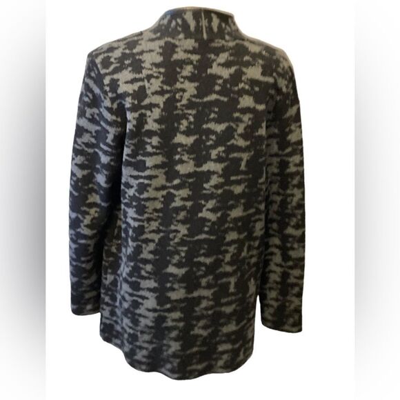 Elliott Lauren Vintage Wool Jacket – Black & Gray Statement Outerwear M - Picture 5 of 8